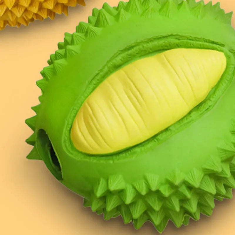 Rubber Fruit Dog Toy