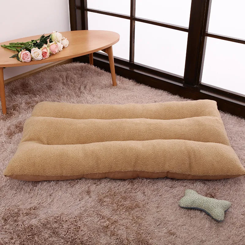Soft Fleece Dog Cushion for Maximum Comfort