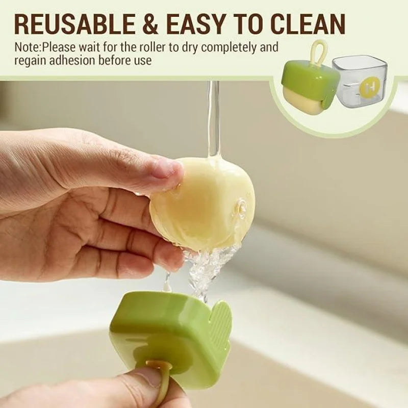 SilkRoll™ 2 Pack Reusable lint rollers