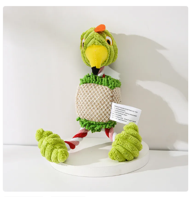 Chew Toys for Dogs - Fun Plush with Rope for Play and Fun