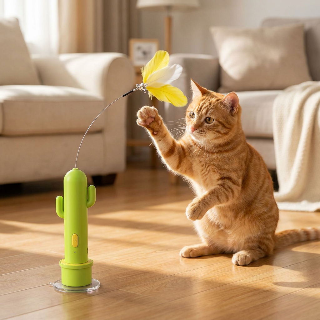 2in1 Automatic Butterfly & Laser Cat Toy