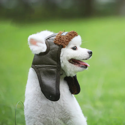 Winter Leather Ear Muffs with Soft Lining