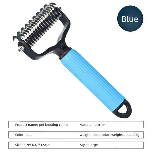 Pawthantics Dual-Groom Pro all pets detangling brush