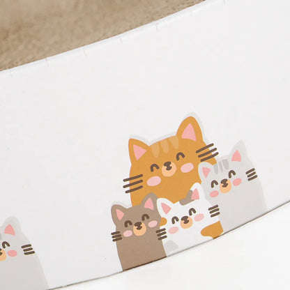 Round Cat Scratching Mat with Cute Design - Cat Scratching Board for More Fun and Relaxation