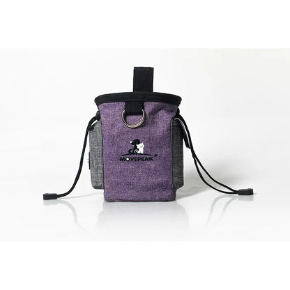 Dog Bag with Collapsible Bowl - Portable Bag for Snacks and Accessories