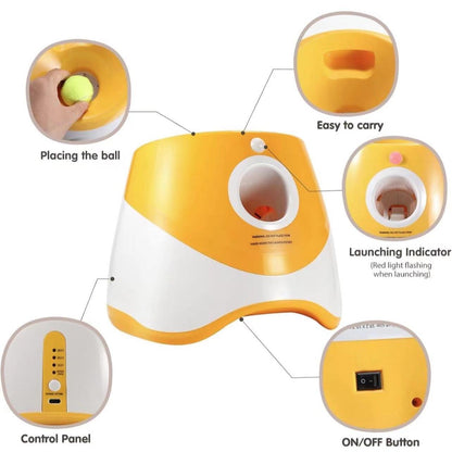 Automatic Dog Ball Launcher for Small to Medium Dogs