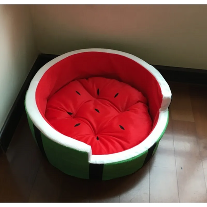 Watermelon Design Dog Bed for Comfort and Relaxation