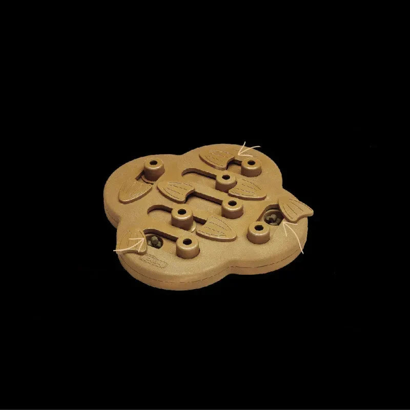 Interactive Dog Toy – Intelligence Game with Sliding Compartments for Treats & Mental Stimulation