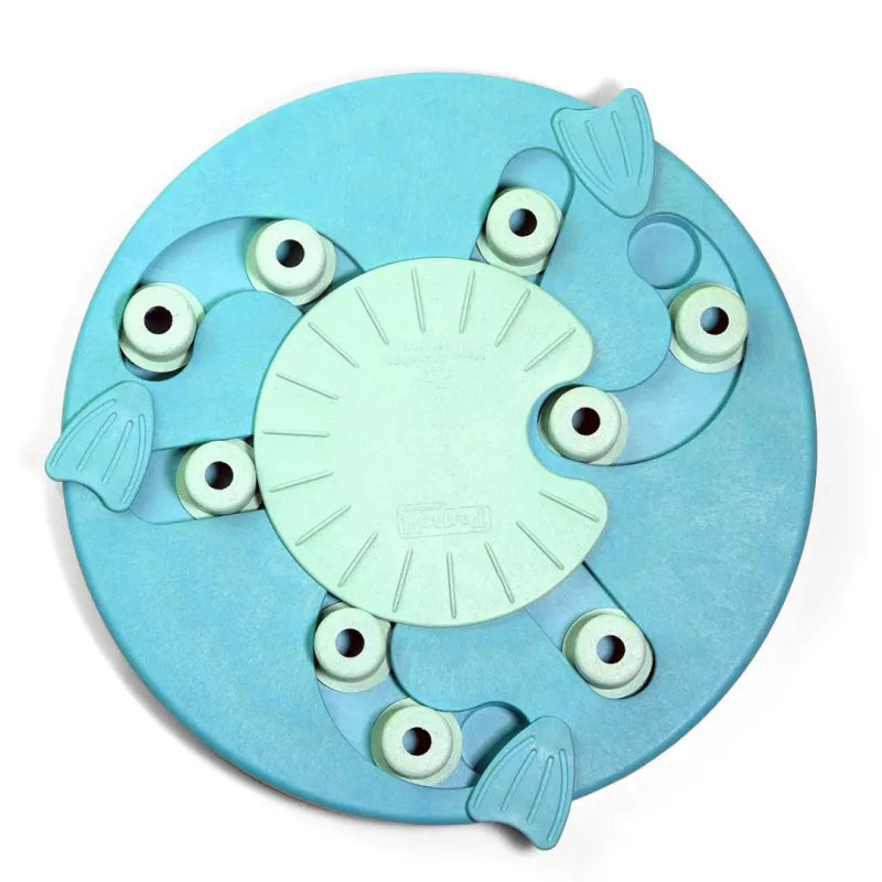 Interactive Dog Toy – Intelligence Game with Sliding Compartments for Treats & Mental Stimulation