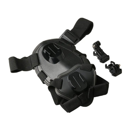 Action Camera Harness for Dogs with Chest and Back Mount Support