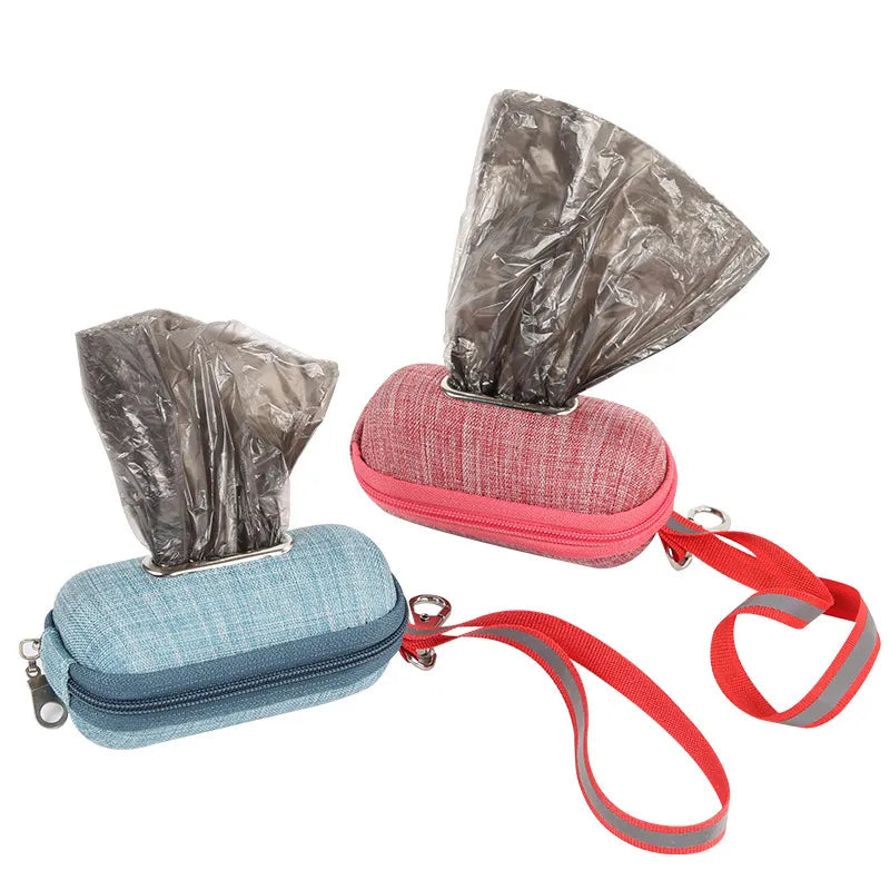 Practical Dog Waste Bag Holder - Compact Storage with Carrying Handle