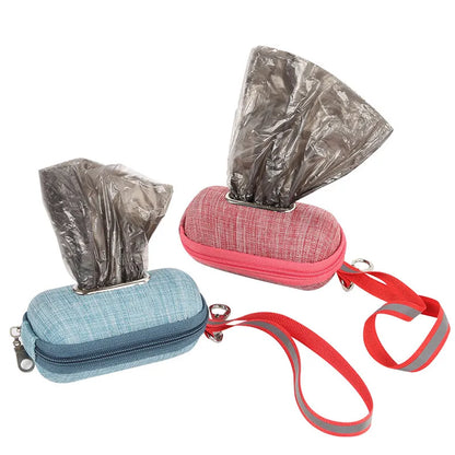 Practical Dog Waste Bag Holder - Compact Storage with Carrying Handle