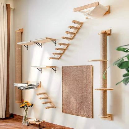 Customizable Wall Cat Tree