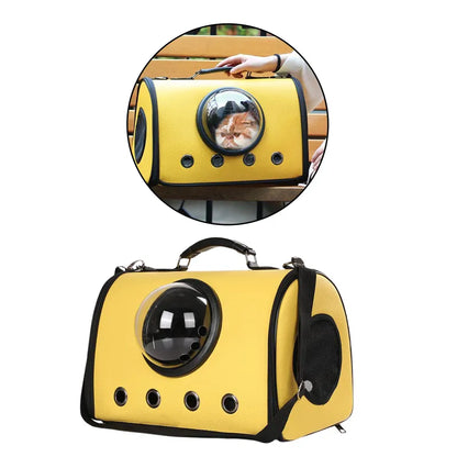 Pet Carrier for Cats and Small Dogs - With Window and Ventilation