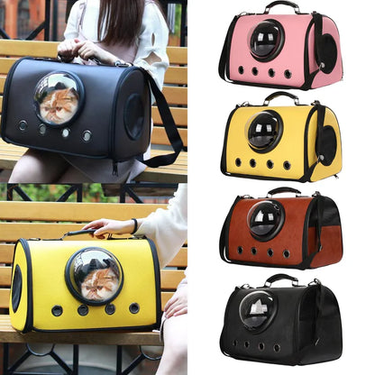Pet Carrier for Cats and Small Dogs - With Window and Ventilation