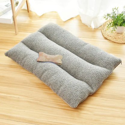 Soft Fleece Dog Cushion for Maximum Comfort