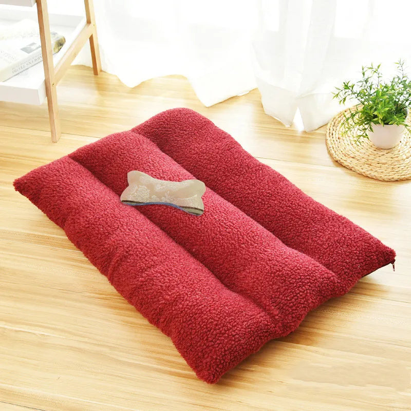 Soft Fleece Dog Cushion for Maximum Comfort