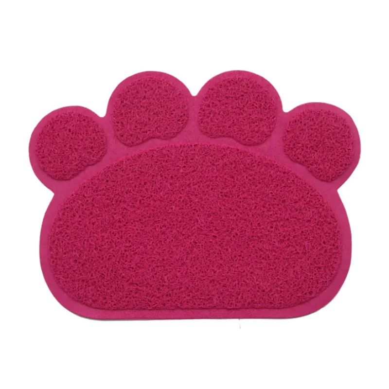 Paw-Shaped Cat Litter Mat for Clean Floors and Less Mess