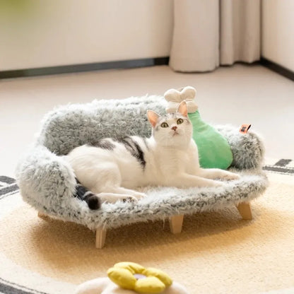 Plush Cozy Sofa for Dogs and Cats