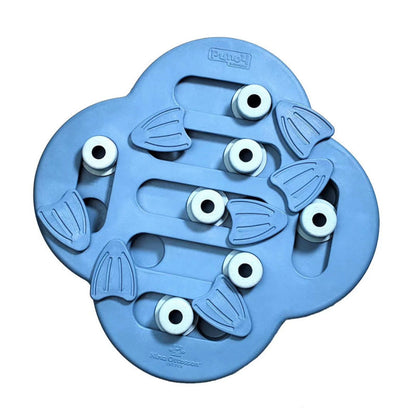 Interactive Dog Toy – Intelligence Game with Sliding Compartments for Treats & Mental Stimulation