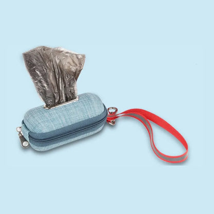 Practical Dog Waste Bag Holder - Compact Storage with Carrying Handle