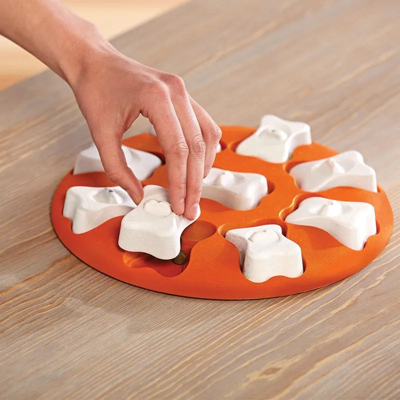 Dog Intelligence Toys - Interactive Puzzle Game for Dogs with Treat Hiding Compartments