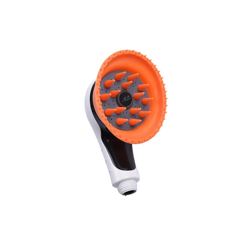 Dog Shower Brush with Massage and Coat Cleaning Function