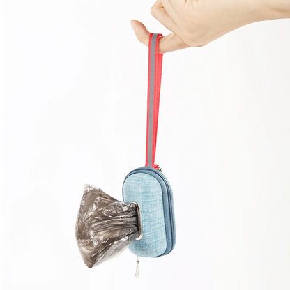 Practical Dog Waste Bag Holder - Compact Storage with Carrying Handle