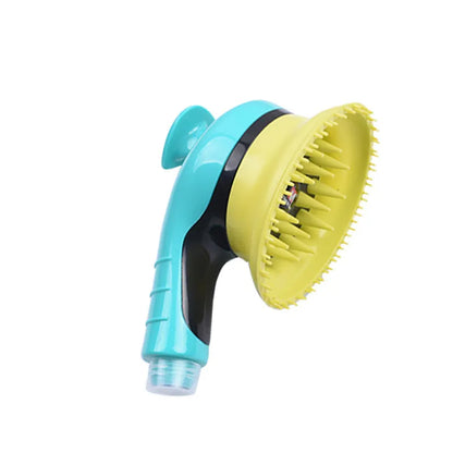 Dog Shower Brush with Massage and Coat Cleaning Function