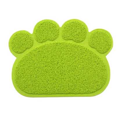 Paw-Shaped Cat Litter Mat for Clean Floors and Less Mess