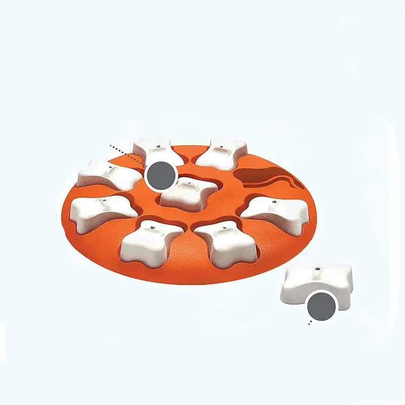 Dog Intelligence Toys - Interactive Puzzle Game for Dogs with Treat Hiding Compartments