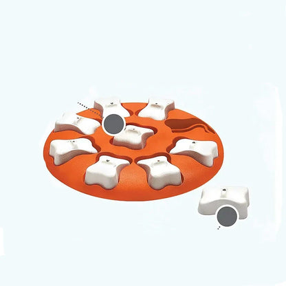 Dog Intelligence Toys - Interactive Puzzle Game for Dogs with Treat Hiding Compartments