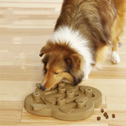 Interactive Dog Toy – Intelligence Game with Sliding Compartments for Treats & Mental Stimulation