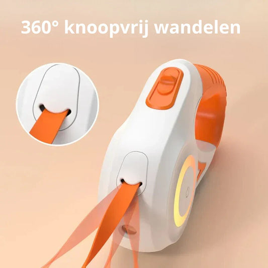 Dog Leash with Integrated LED Light