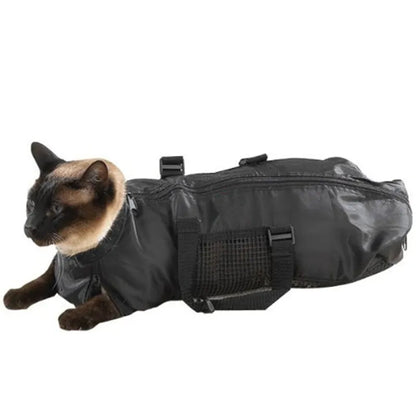 Cat Grooming Bag for Claw Cutting and Care - Comfortable and Safe