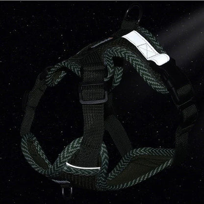 Reflective Harness With Leash For Small Dogs
