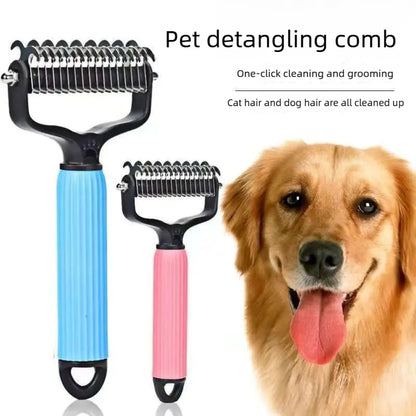 Pawthantics Dual-Groom Pro all pets detangling brush