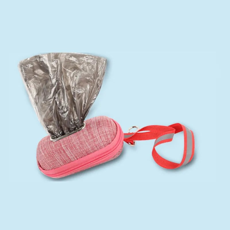Practical Dog Waste Bag Holder - Compact Storage with Carrying Handle