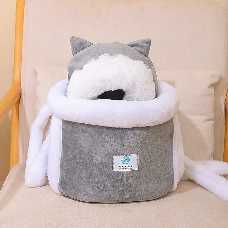 Plush Cat Carrier Strap – Comfortable and Cute Design