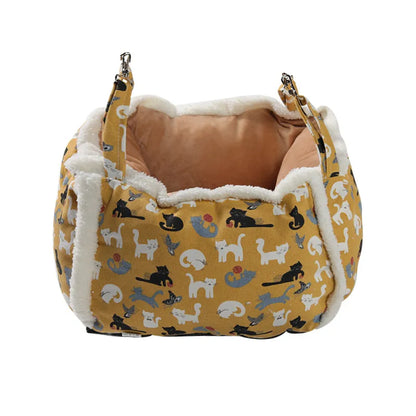 Cat Resting Bed with Cat Pattern – Soft and Comfortable Cat Bed