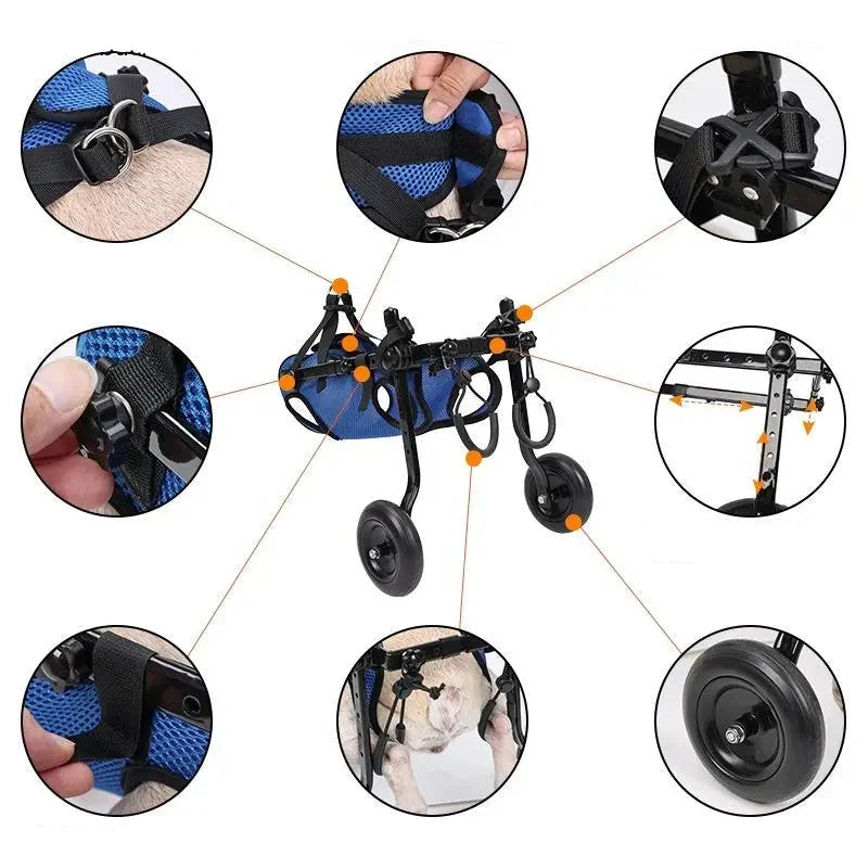 Mobility Aid for Cats and Dogs - Wheelchair for Mobility and Independence