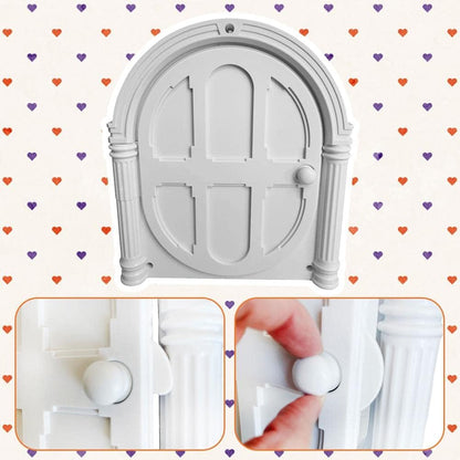 Decorative Entrance Door with Classic Design - Toy for Small Animals
