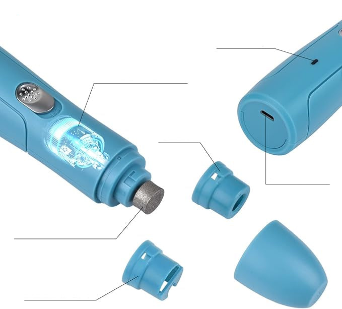 Electric Nail Grinder for Pets with USB Rechargeable Feature