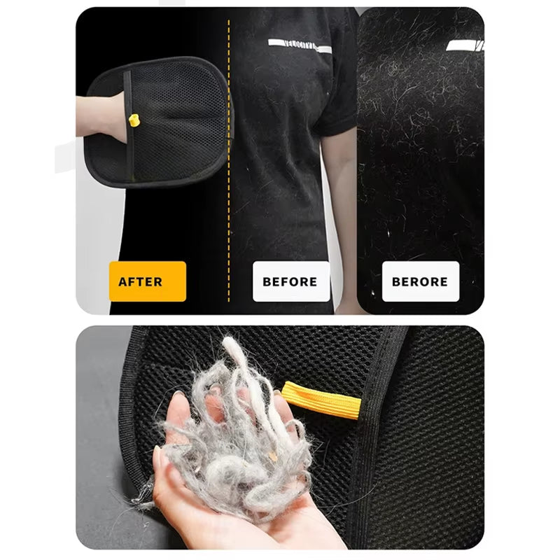 Pet Hair Glove – Remove Fur from Furniture, Clothes & More