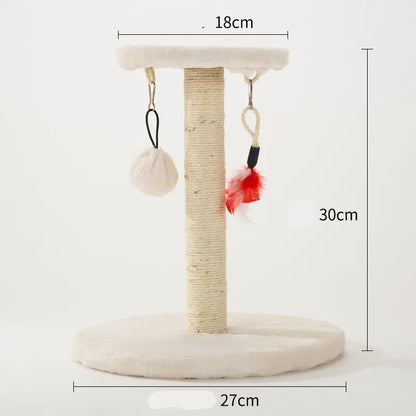 Heart-Shaped or Star-Shaped Cat Tree with Toys