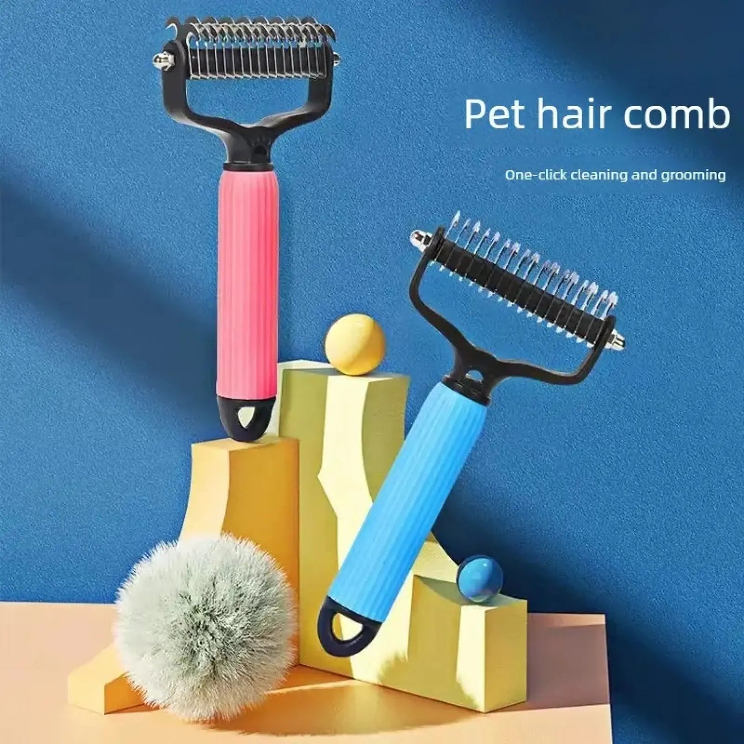 Pawthantics Dual-Groom Pro all pets detangling brush