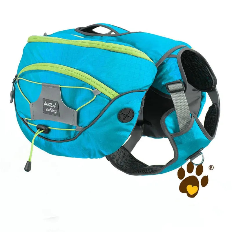 Dog Hiking Backpack with Waterproof Pockets - Portable Stretcher for Dogs for Outdoor Activities