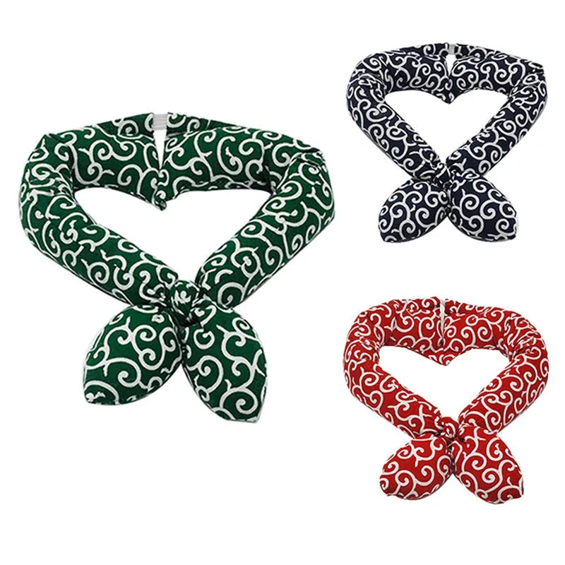 Cooling Dog Collar with Traditional Pattern for Hot Days