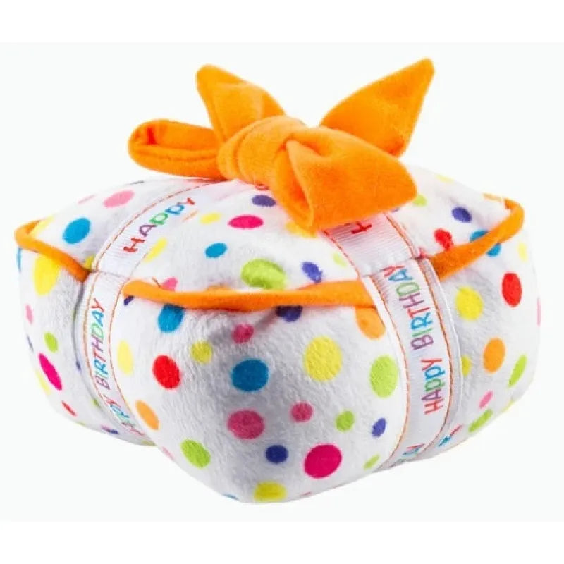 Birthday Dog Toys Set – Plush Cake, Cupcake & Bone with Squeaky Function