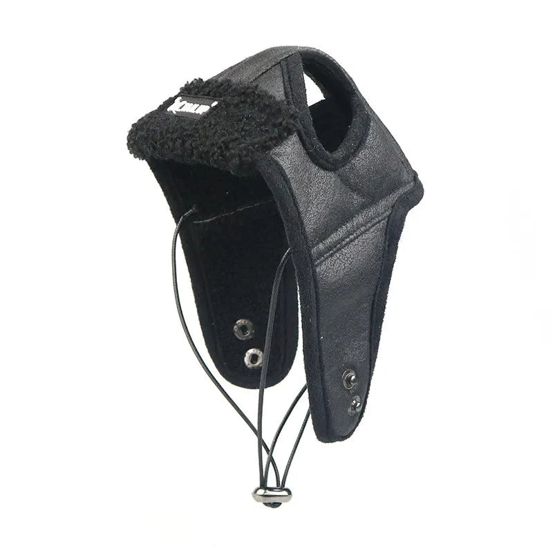 Winter Leather Ear Muffs with Soft Lining